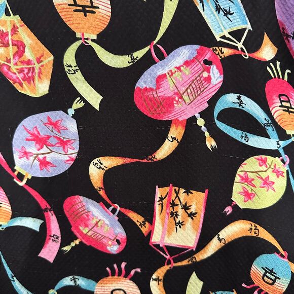 Citron Women's Printed Top Medium Short‎ Sleeve Lightweight Casual Blouse Shirt - Picture 3 of 8